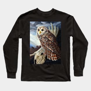 Hard Wisdom Owl Long Sleeve T-Shirt